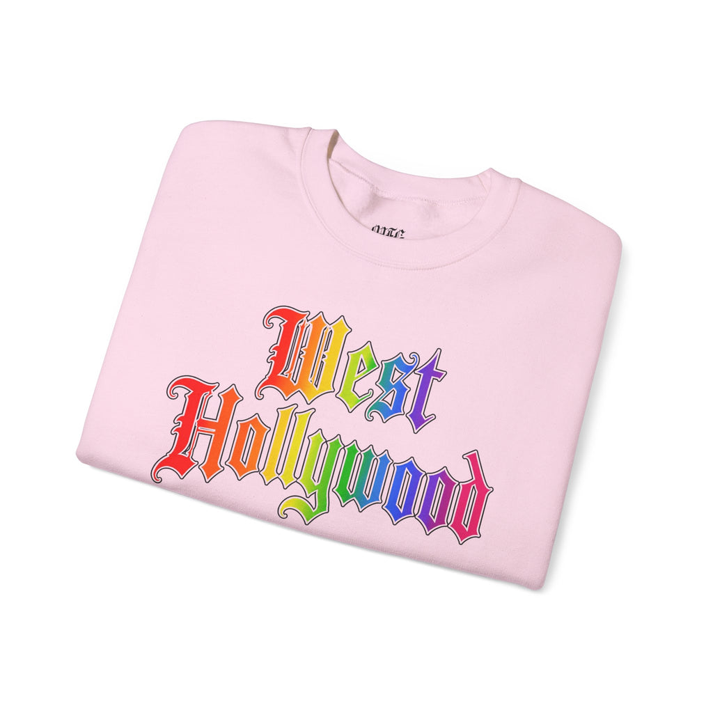West Hollywood Rainbow Crewneck Sweatshirt