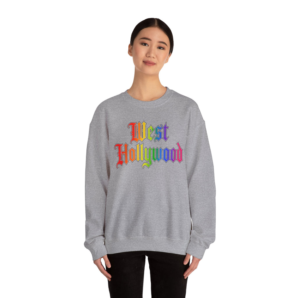 West Hollywood Rainbow Crewneck Sweatshirt