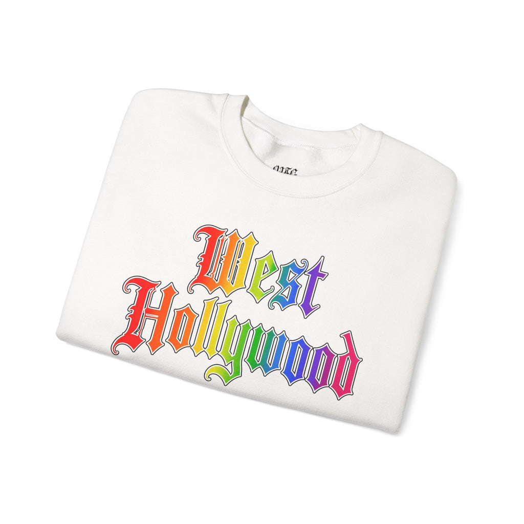 West Hollywood Rainbow Crewneck Sweatshirt