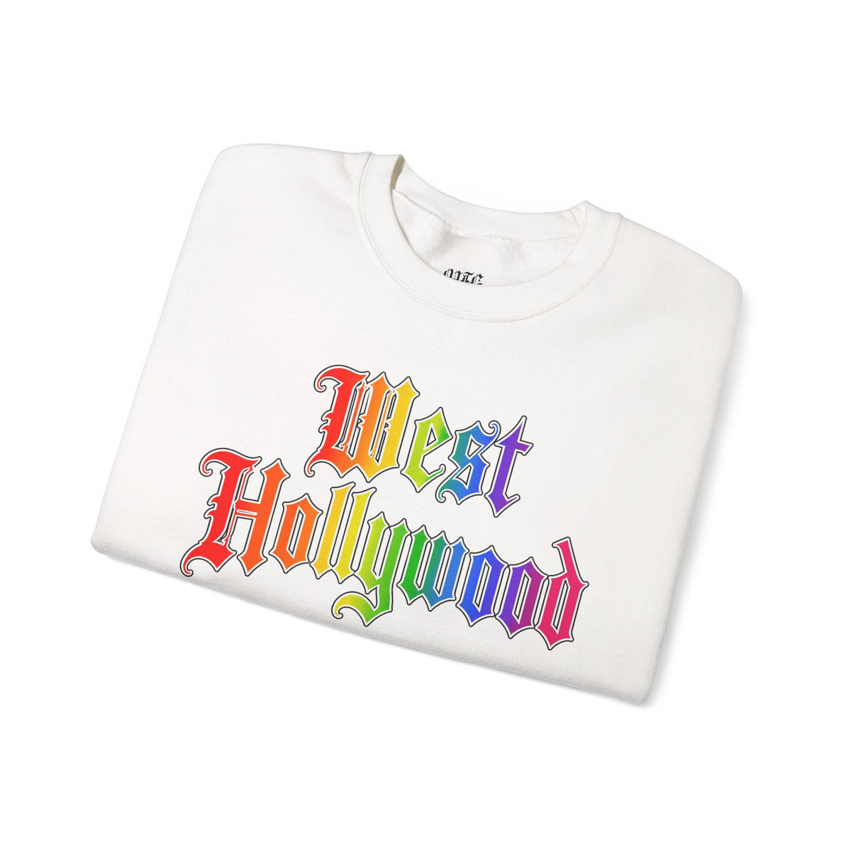 West Hollywood Rainbow Crewneck Sweatshirt