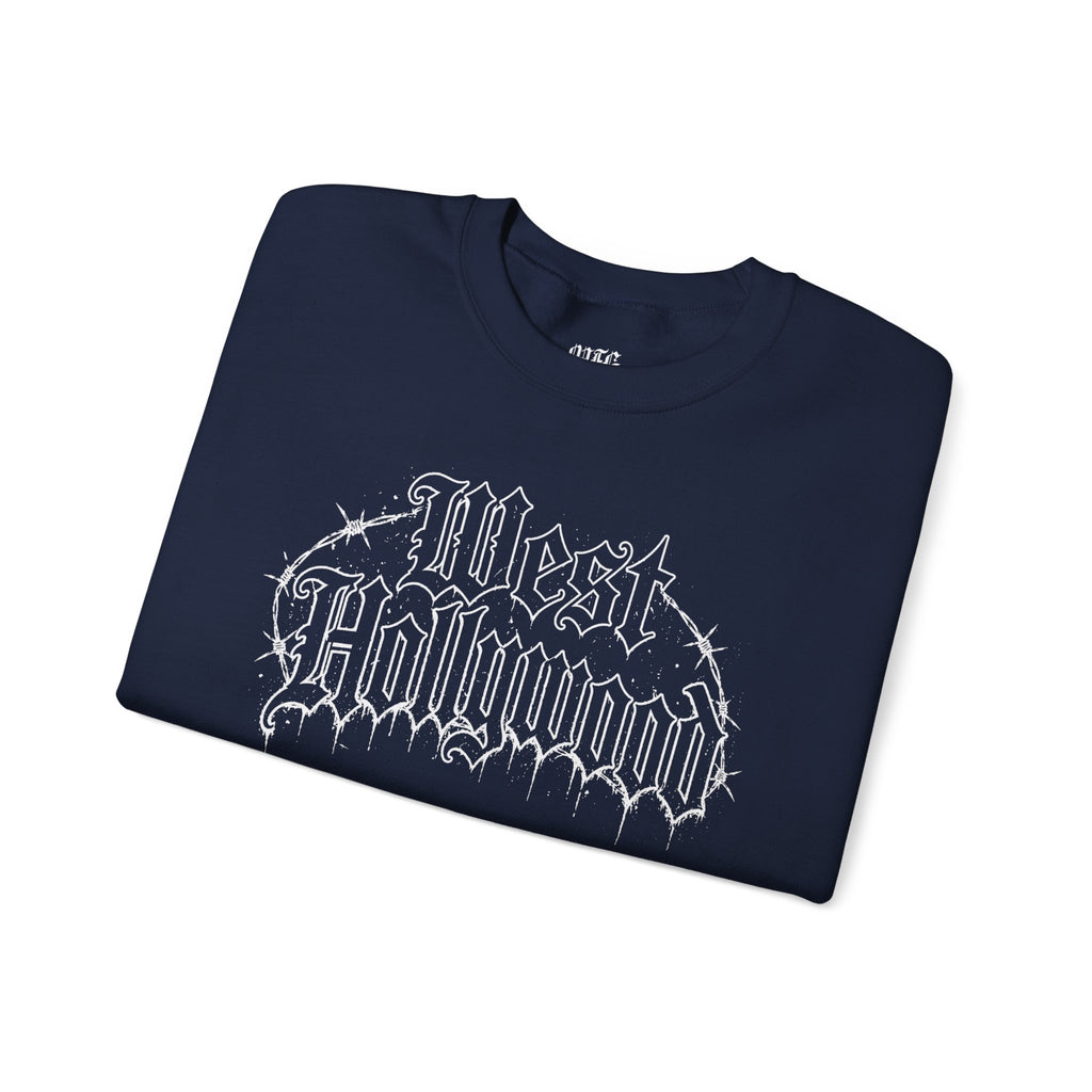 West Hollywood Barbed-Wire Crewneck Sweatshirt