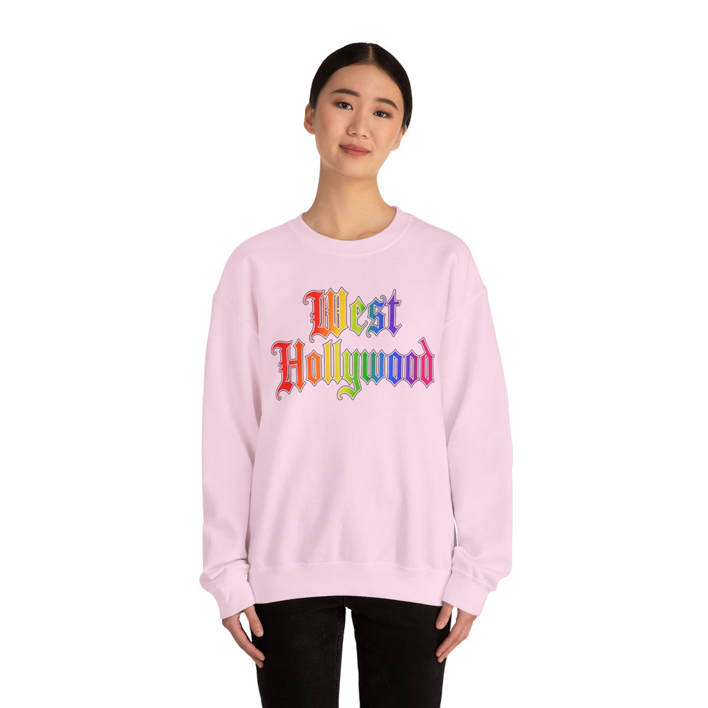 West Hollywood Rainbow Crewneck Sweatshirt