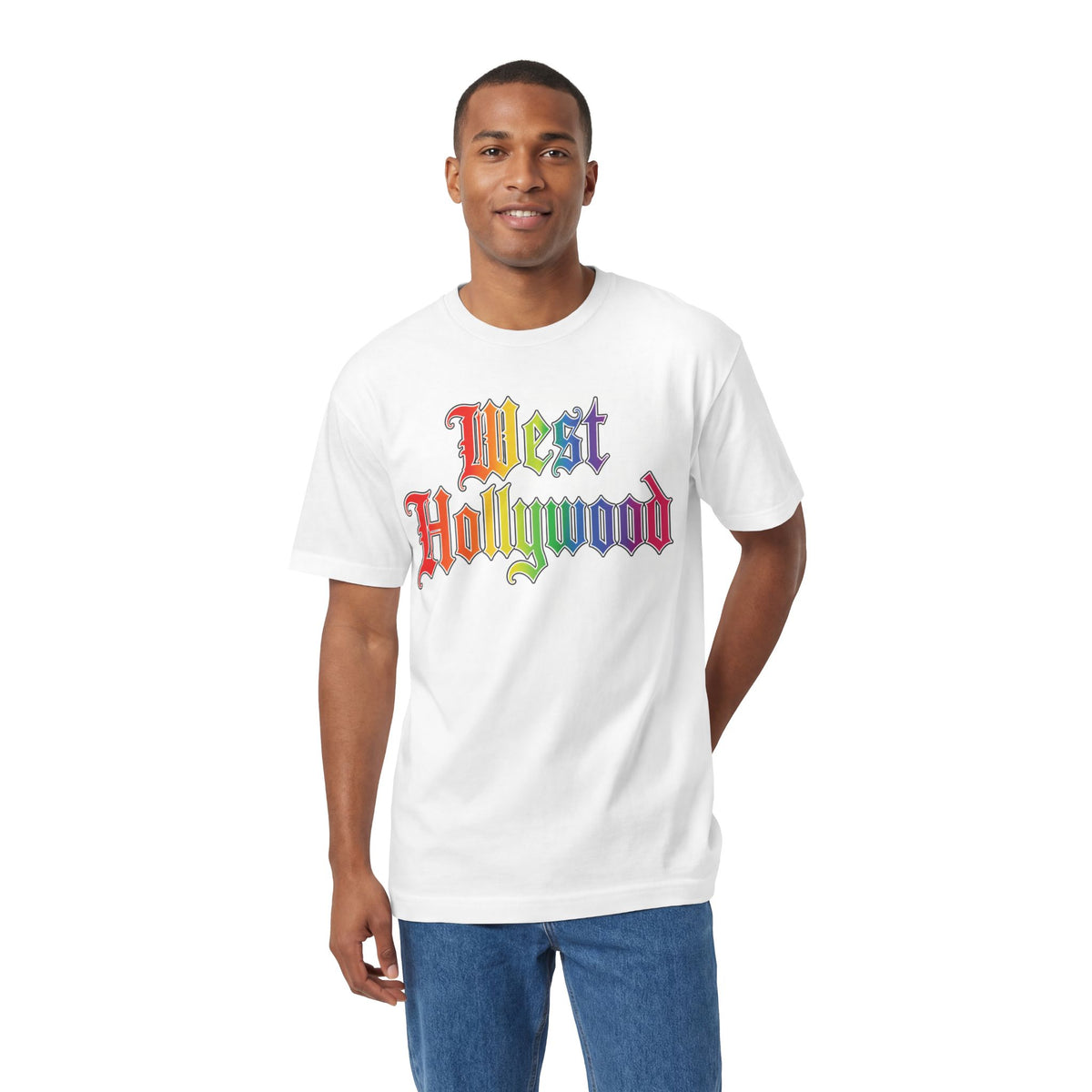 West Hollywood Rainbow Tee