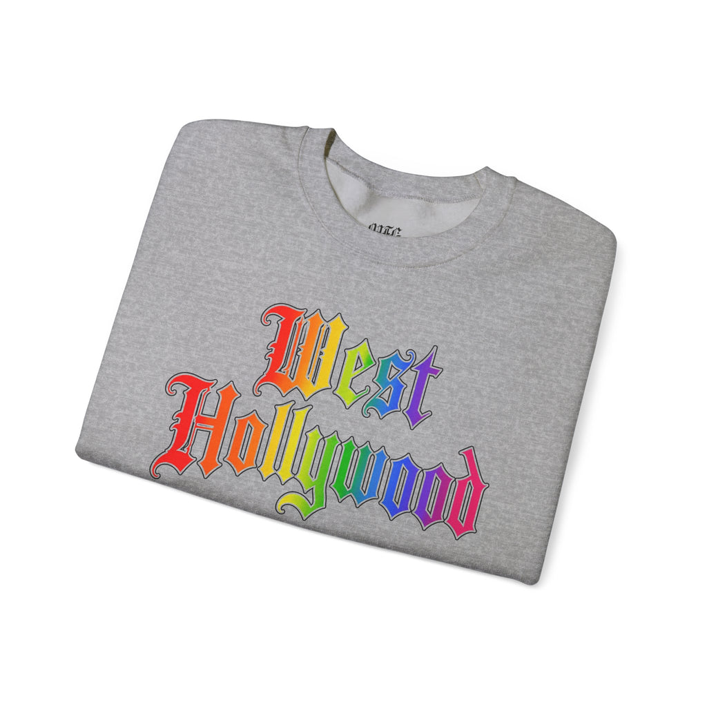 West Hollywood Rainbow Crewneck Sweatshirt