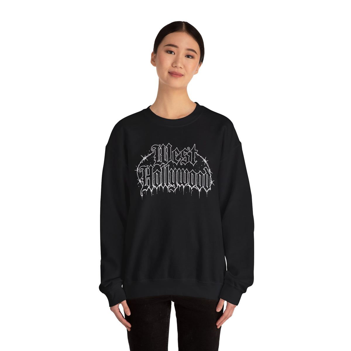 West Hollywood Barbed-Wire Crewneck Sweatshirt