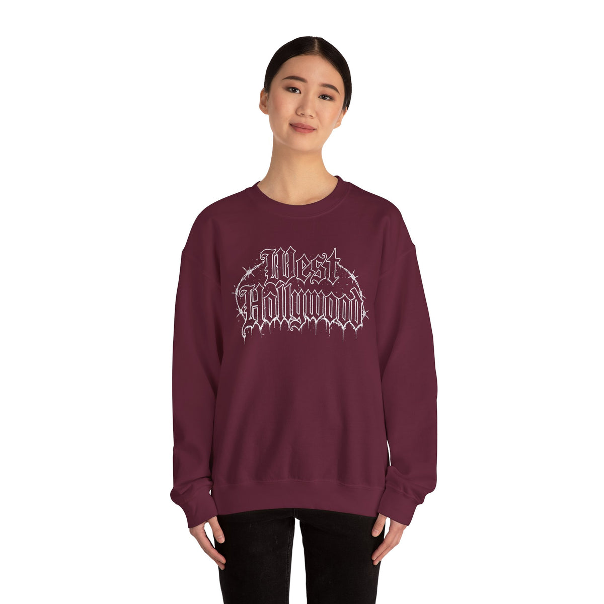 West Hollywood Barbed-Wire Crewneck Sweatshirt