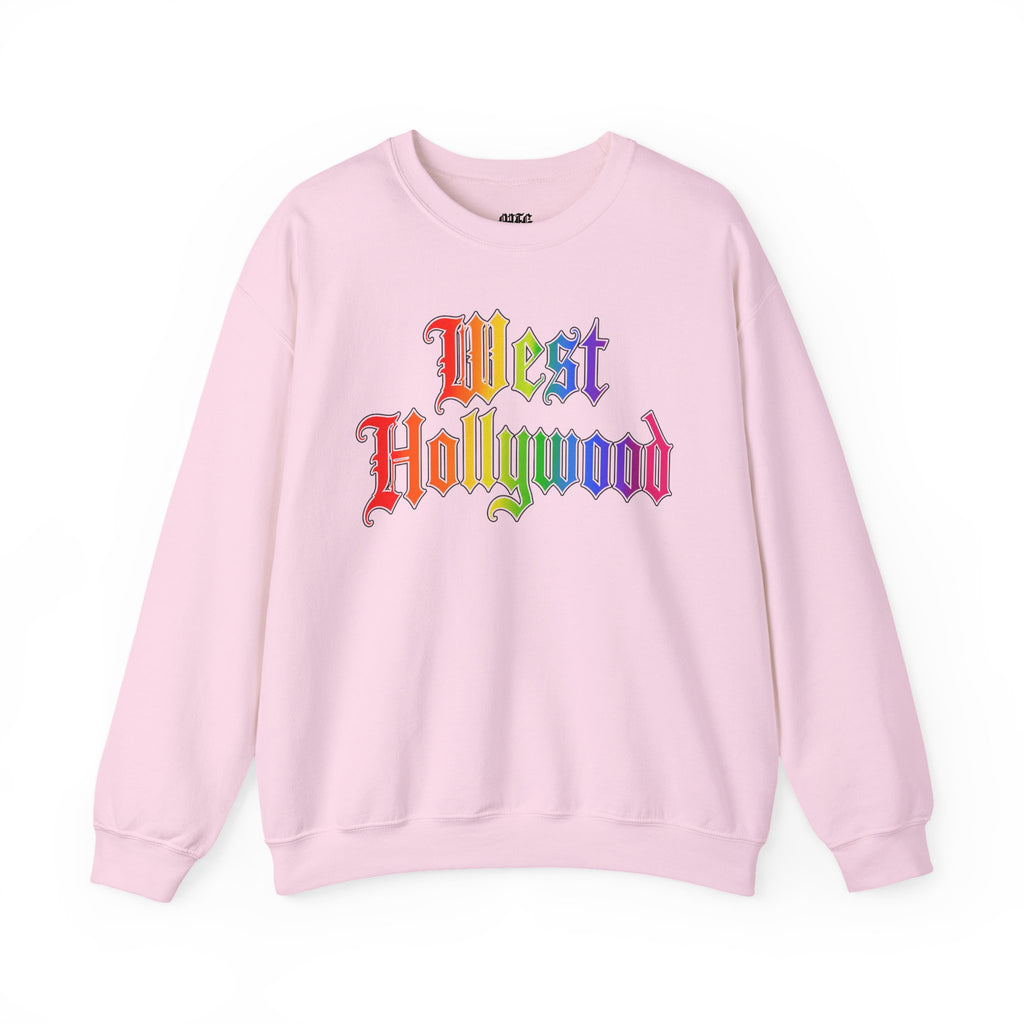 West Hollywood Rainbow Crewneck Sweatshirt